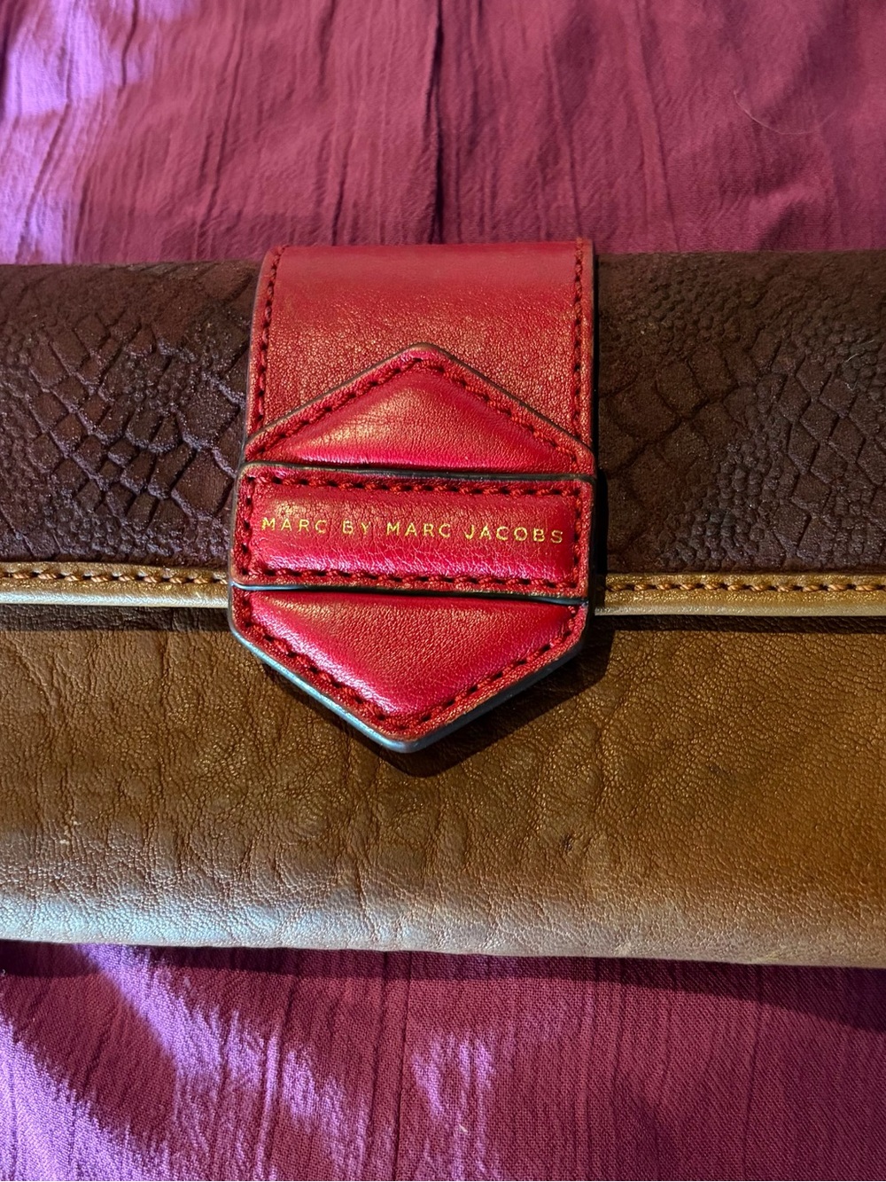 Marc by Marc Jacobs color block wallet